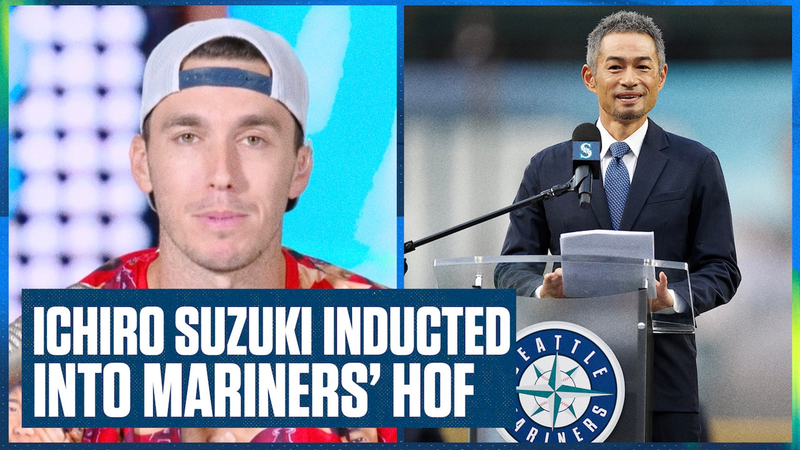 Ichiro Suzuki gets inducted into the Seattle Mariners HOF 