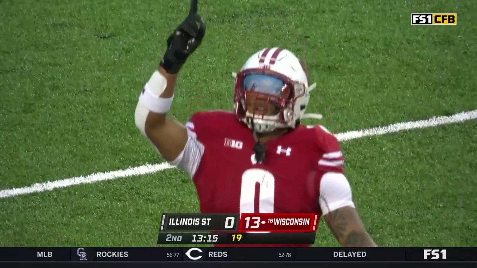 The Badgers' first offensive TD of the 2022 season