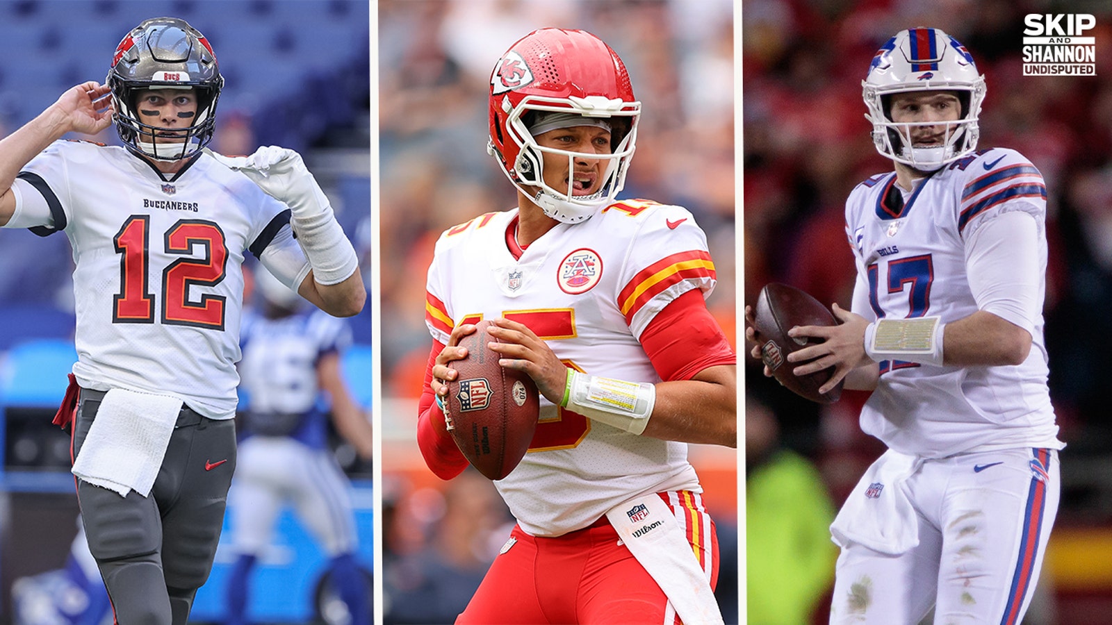 Patrick Mahomes, Josh Allen, Tom Brady are favorites to win MVP | UNDISPUTED