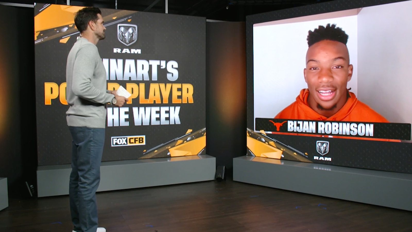 Bijan Robinson crushes NIL's game