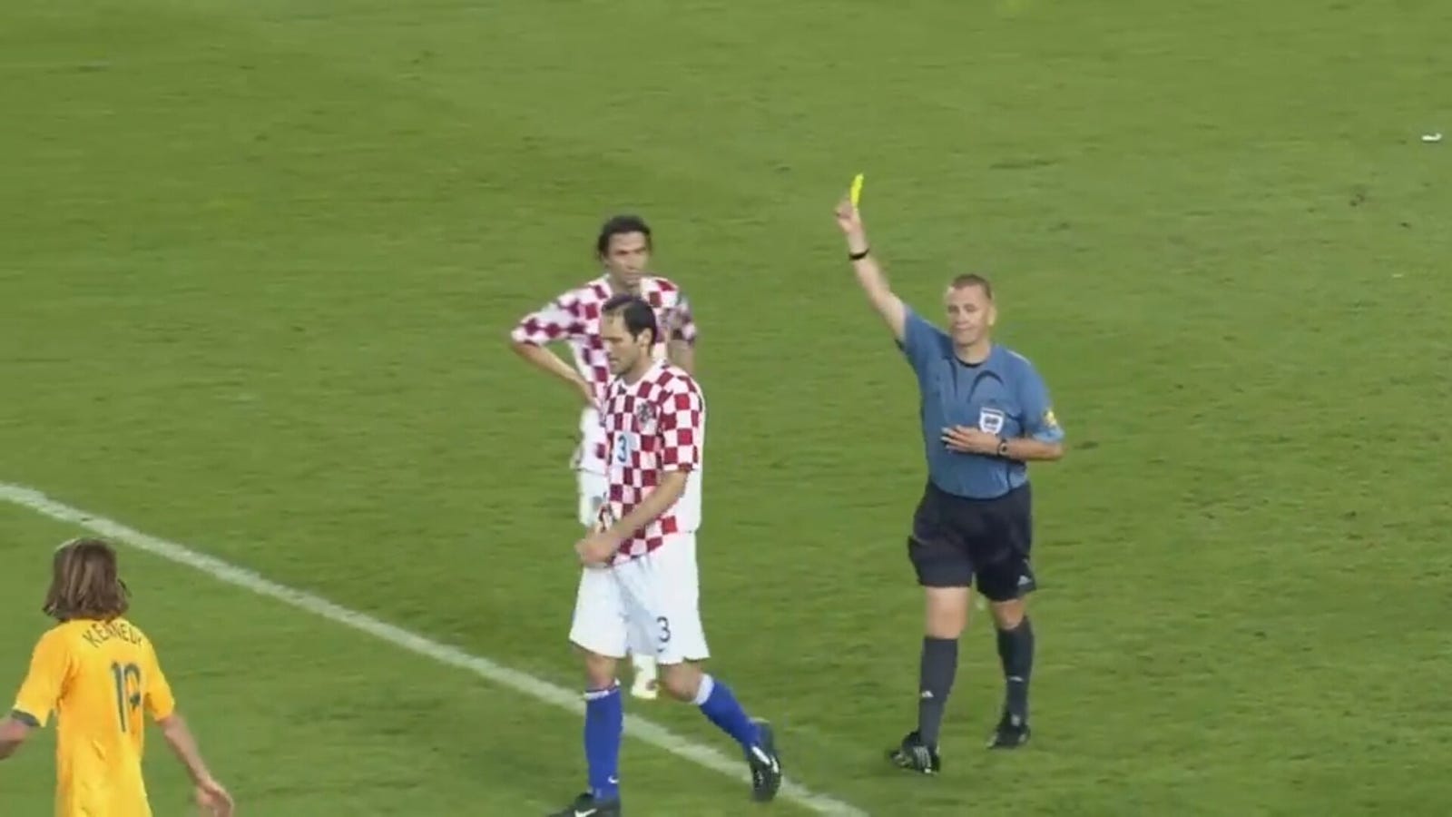 One, two, three yellow cards