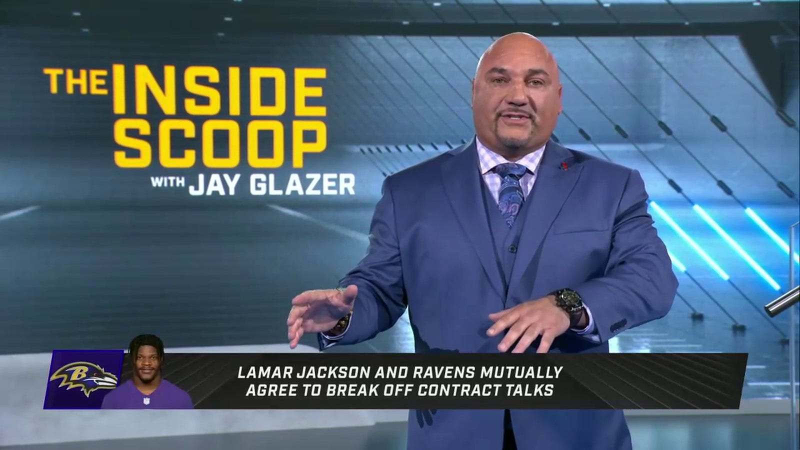 Lamar Jackson and the Ravens break off contract talks