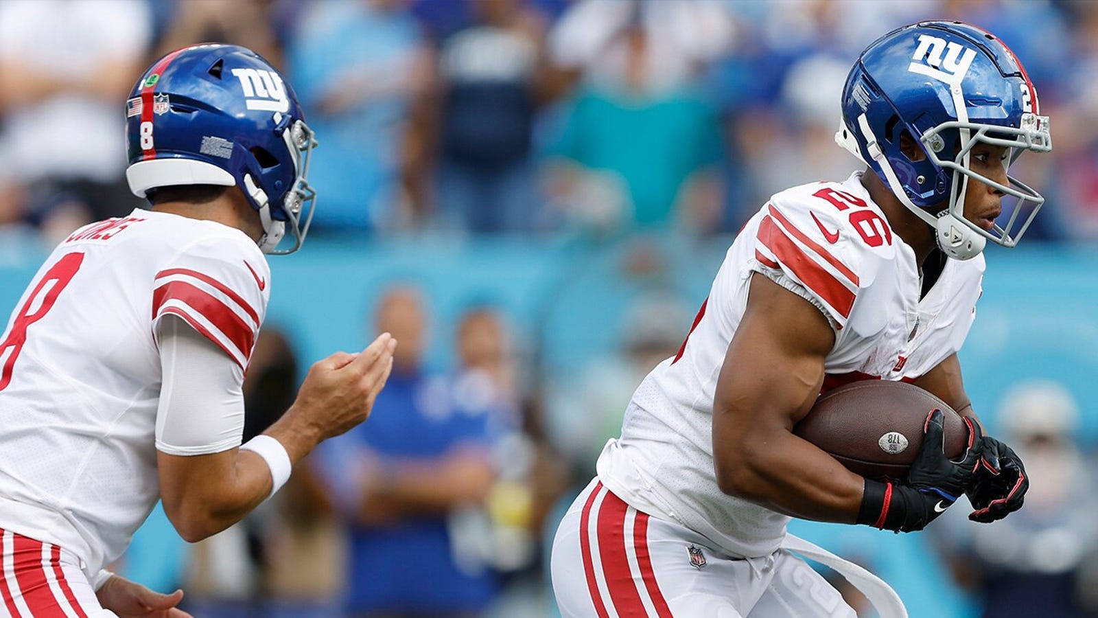 Saquon Barkley sparks Giants' 21-20 comeback win over Titans