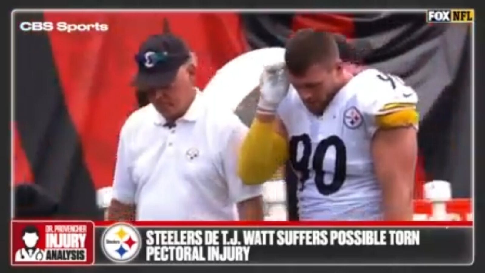Dr. Matt: Steelers' T.J. Watt could miss three to four months with pectoral injury
