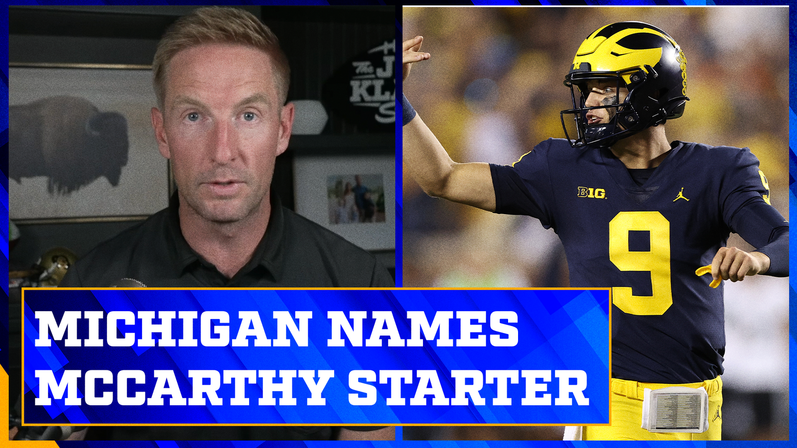 J.J. McCarthy wins the starting job for the Michigan Wolverines