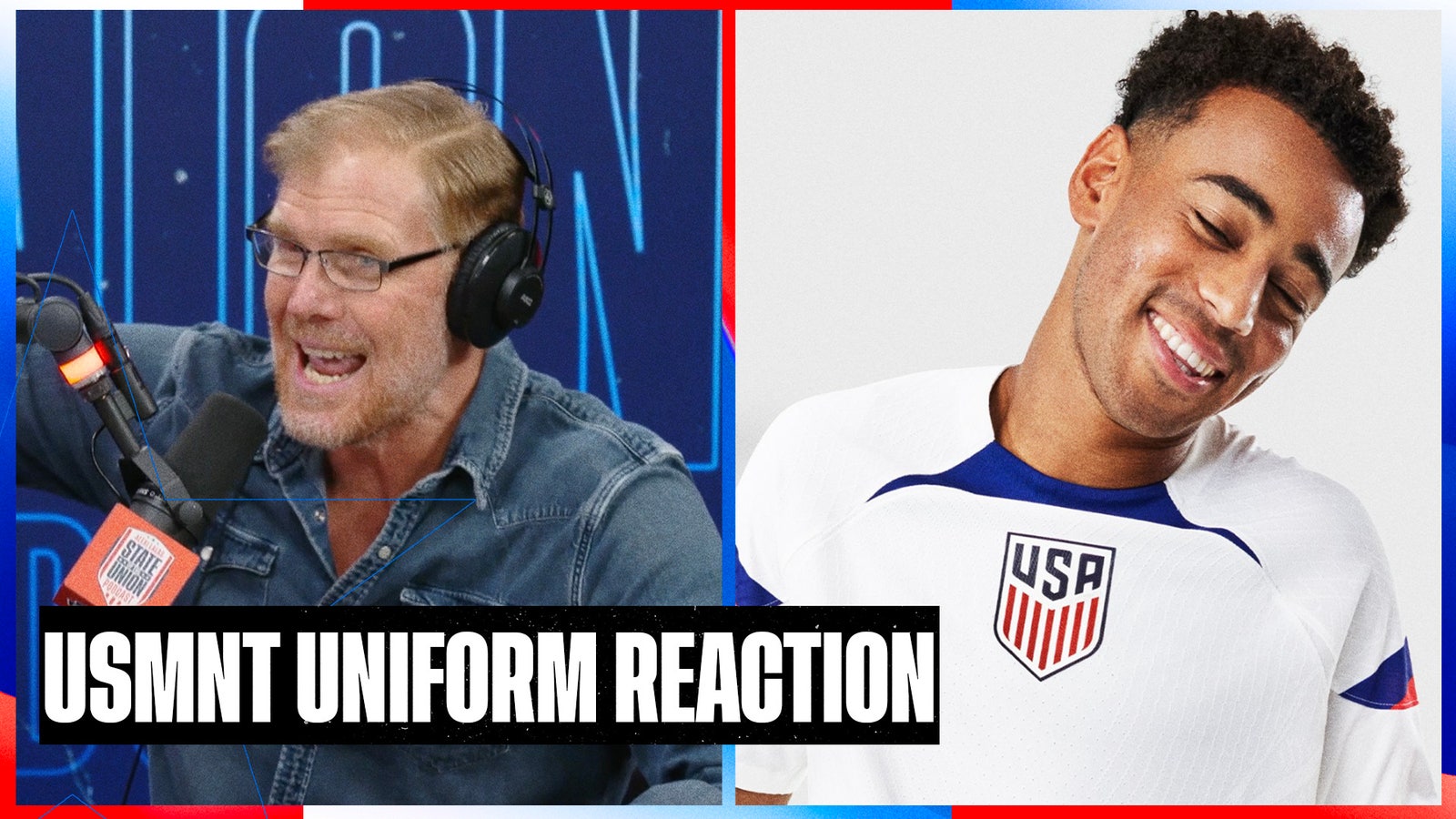 Alexi Lalas reacts to U.S. kits