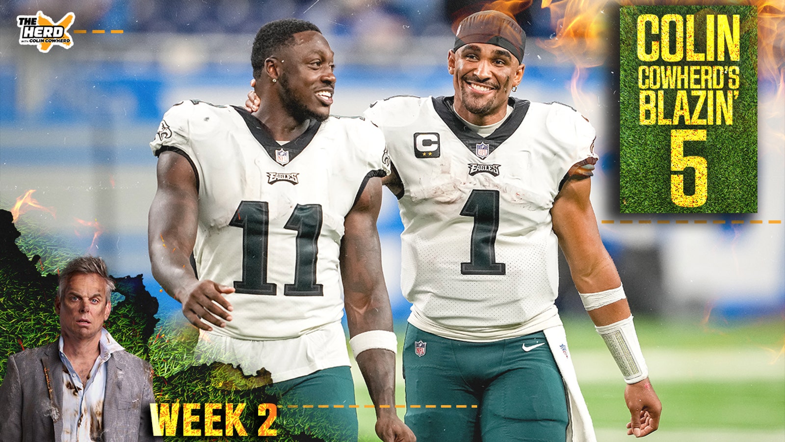 Packers, Patriots headline Cowherd's Week 2 'Blazin' 5' picks