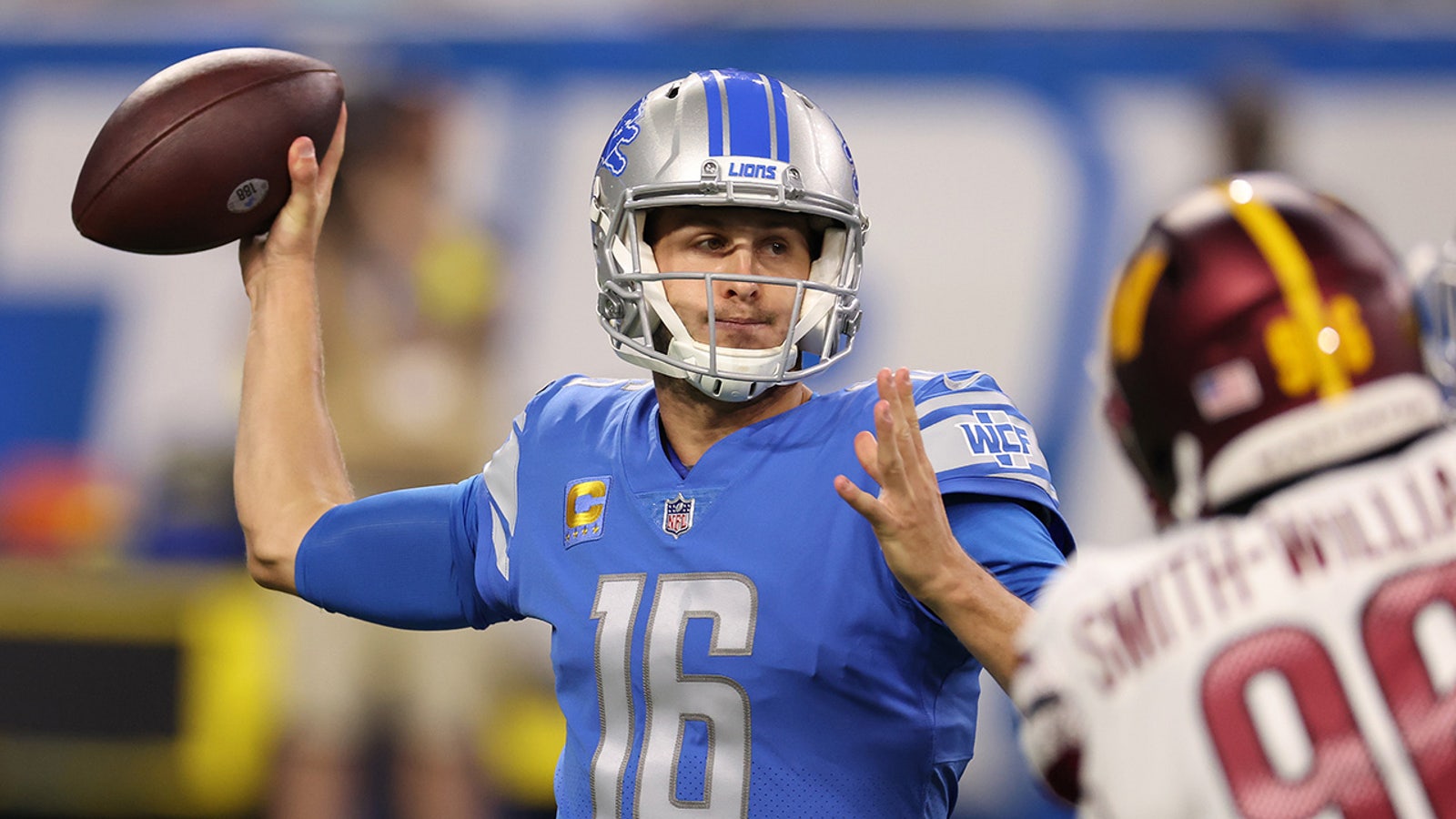 Jared Goff throws for four touchdowns and over 250-yards in Lions 36-27 victory