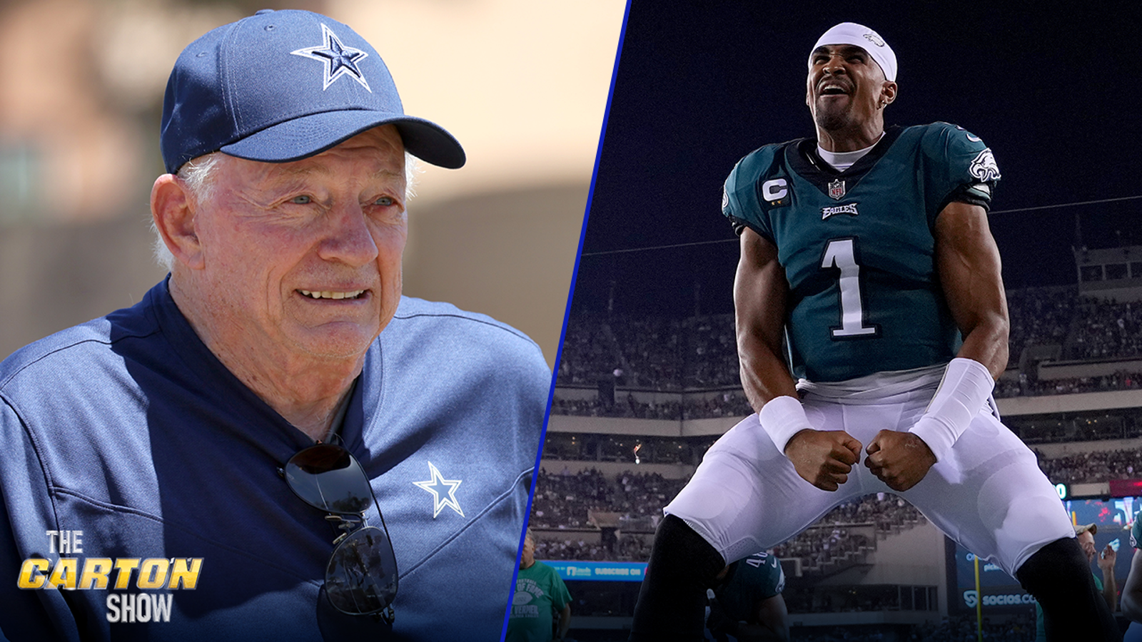 Jerry Jones voices early concern over Jalen Hurts, Eagles | THE CARTON SHOW