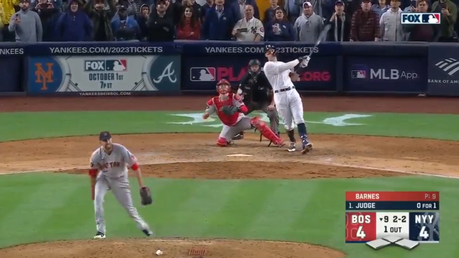 Yankees' Aaron Judge was THIS close to tying Roger Maris' AL HR record