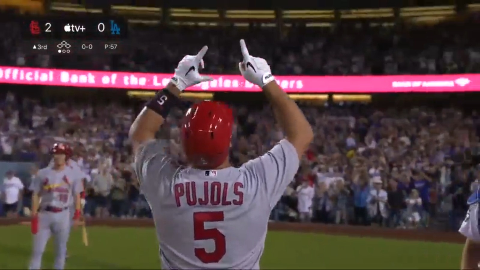 Cardinals' Albert Pujols hits 699th career home run against Dodgers