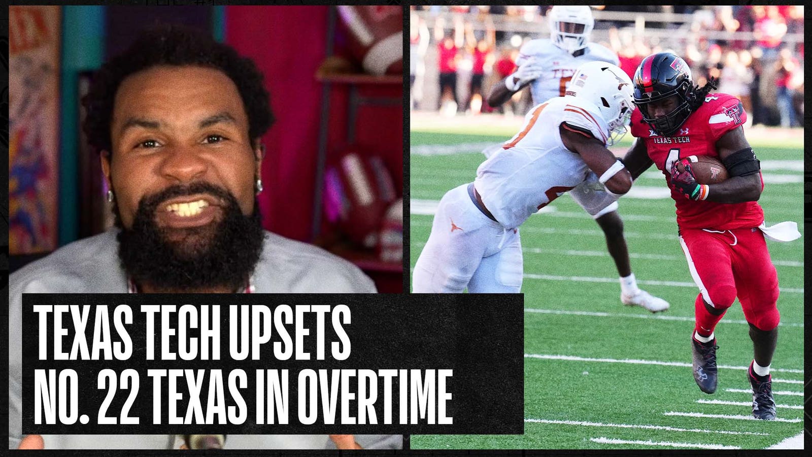 Texas Tech Interferes with Texas No. 22 in Overtime - RJ Young Responds