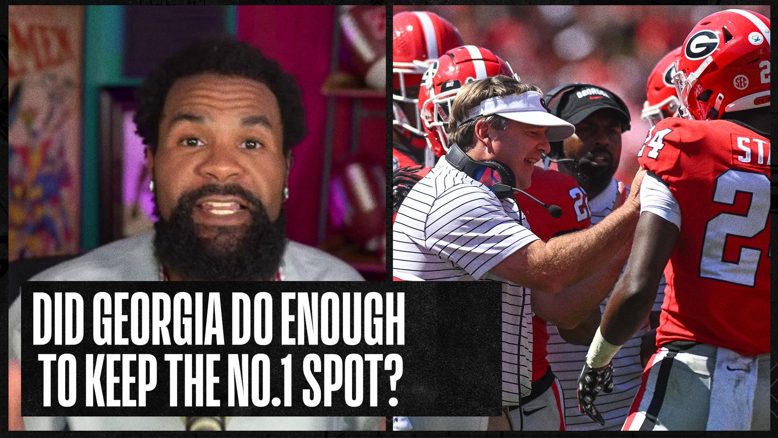 Does Georgia appear weak against Kent State?