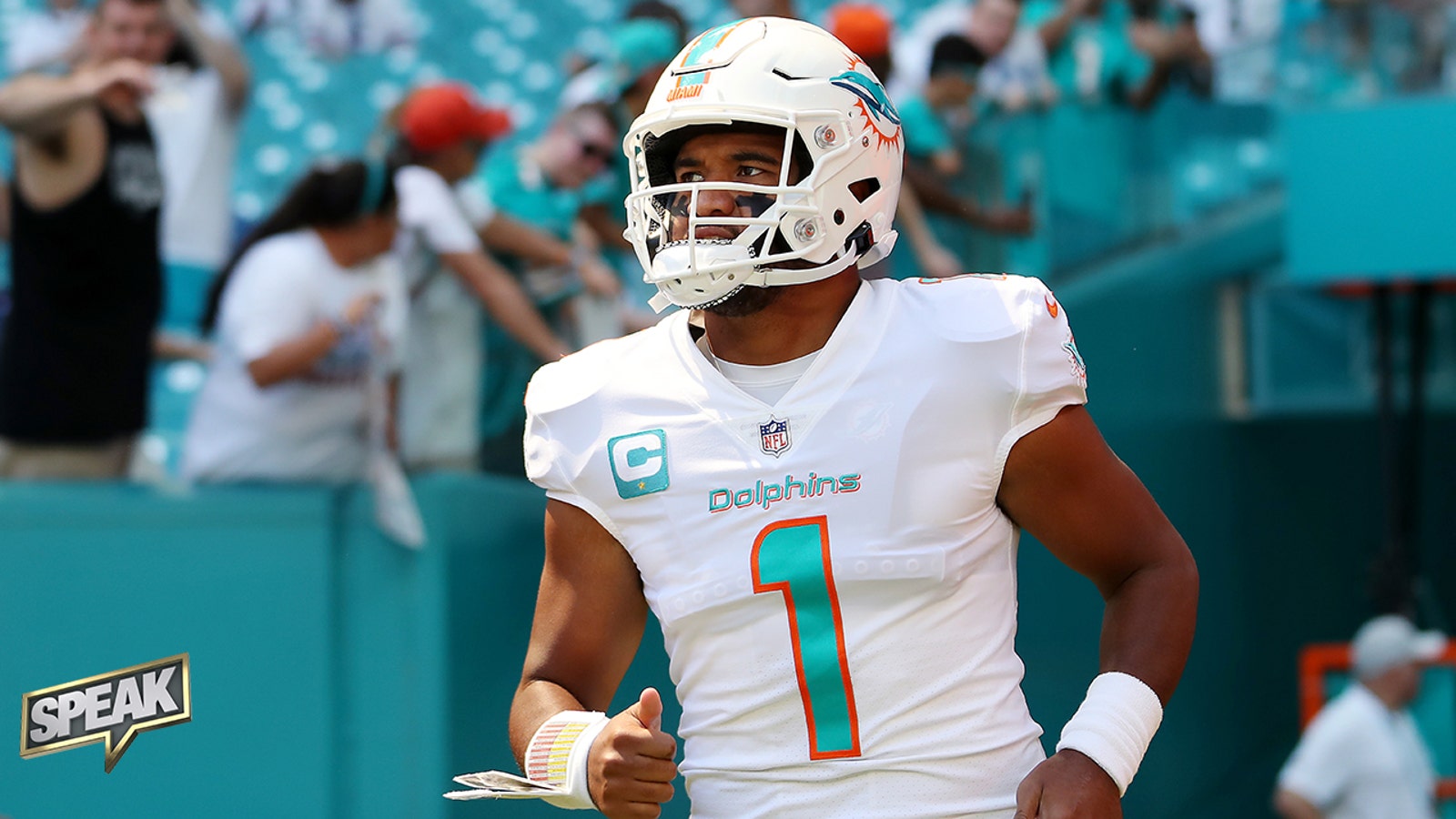 Tua, Dolphins outlast Bears on Fields' record rushing day