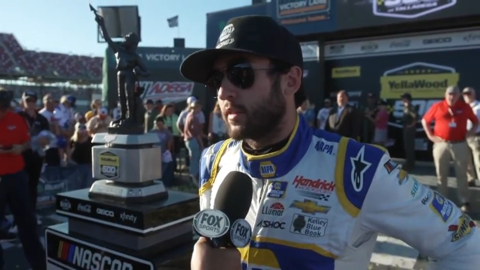 Chase Elliot at roller coaster week
