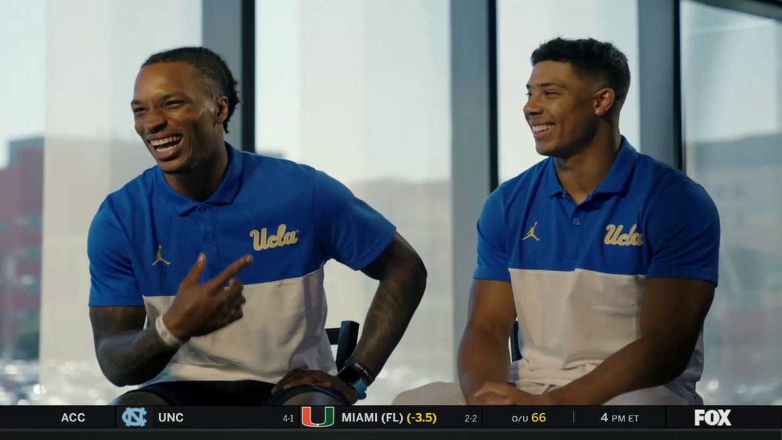UCLA's Dorian Thompson-Robinson and Zach Charbonnet