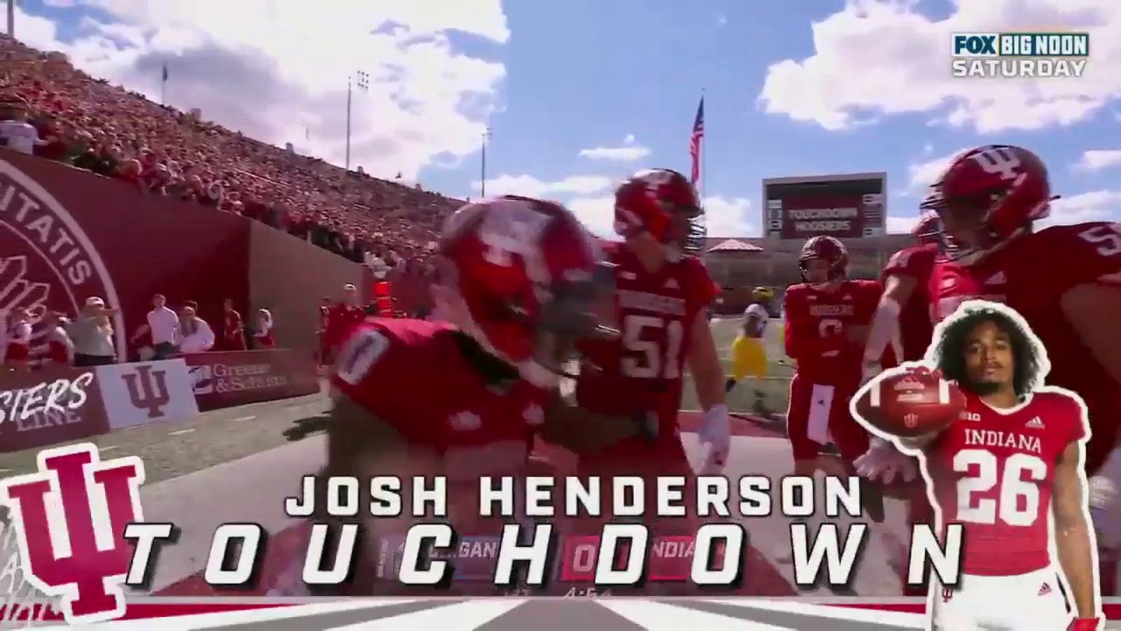 Connor Bazelak connects with Josh Henderson on an 11-yard TD