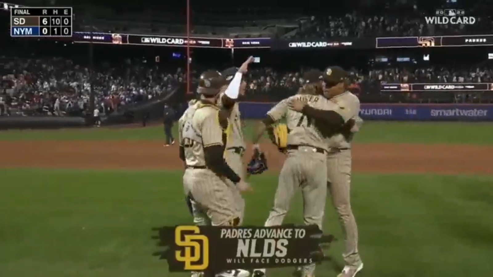 Padres beat Mets to move on to NLDS