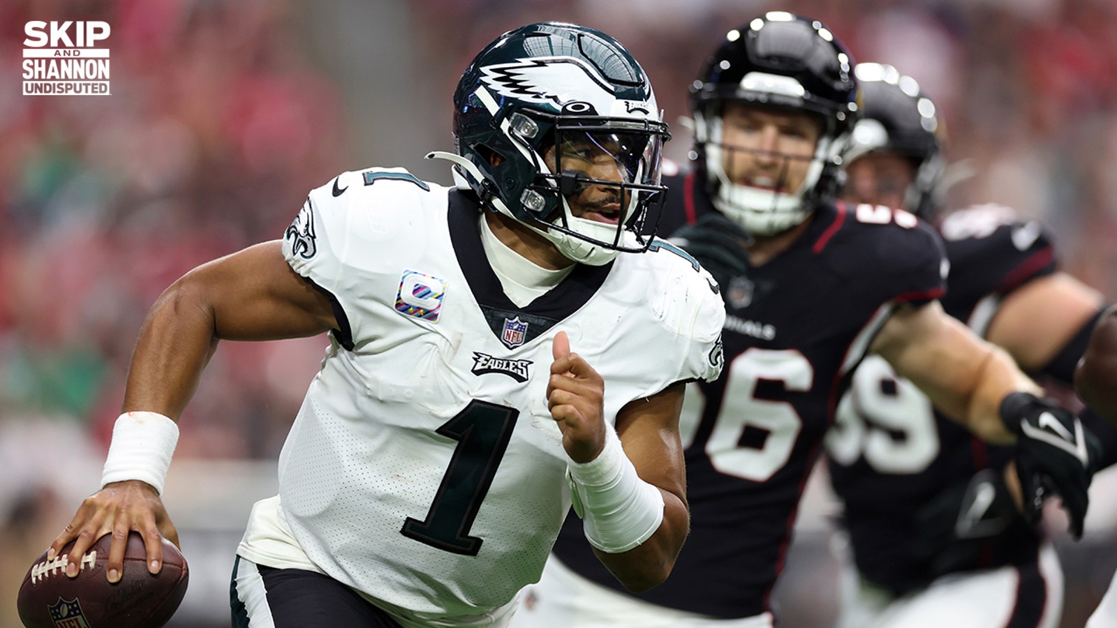 Jalen Hurts, Eagles defeat Cardinals to move to 5-0, will face Cowboys in Week 6 | UNDISPUTED