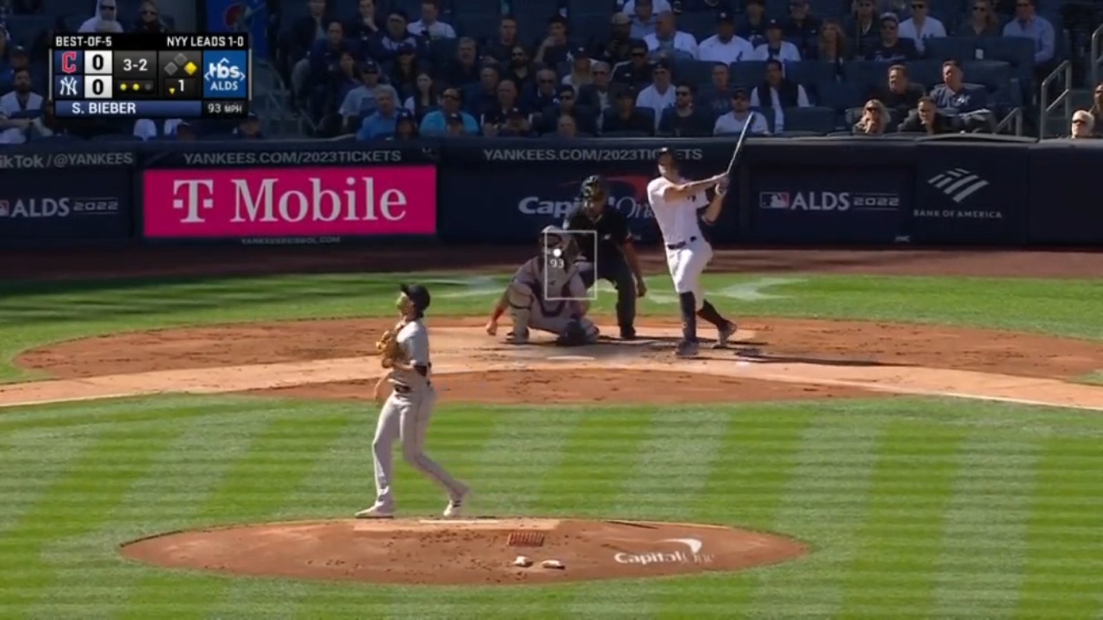 Yankees' Giancarlo Stanton hits a two-run homer