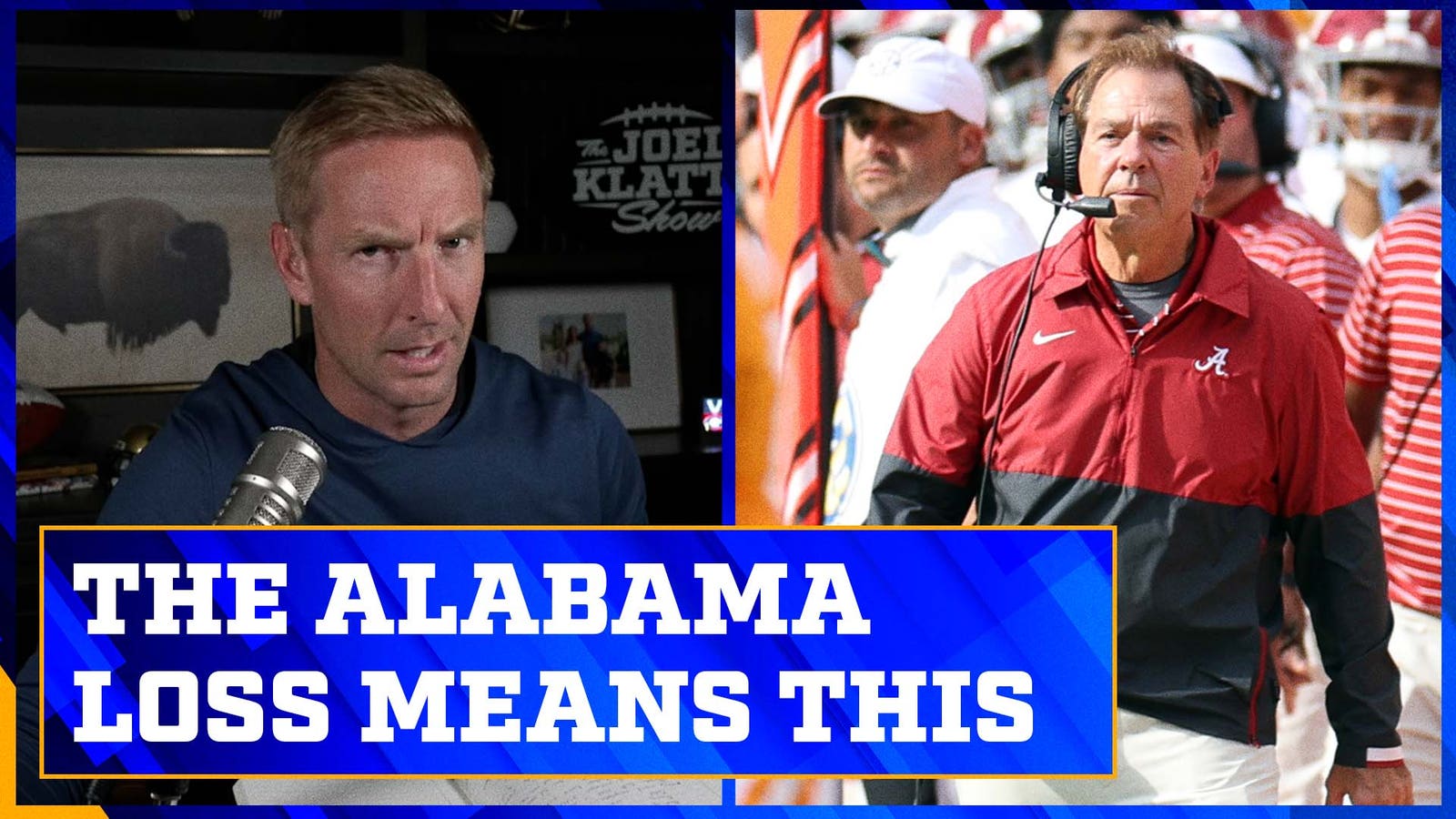 What does Alabama's loss at Tennessee mean for the Crimson Tide going forward? | Joel Klatt Show