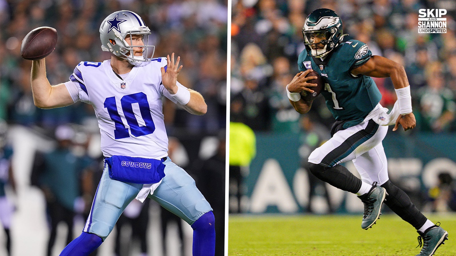 Eagles remain undefeated after stopping Cooper Rush, Cowboys in Philly | UNDISPUTED