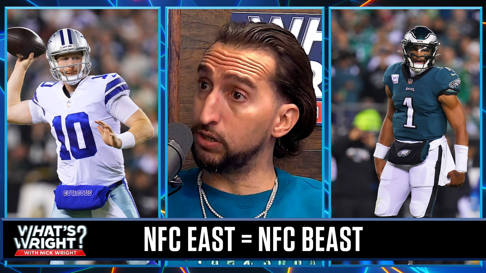 NFC East: Lock Eagles at No. 1 seed, Giants in, no Cowboys QB controversy | What's Wright?