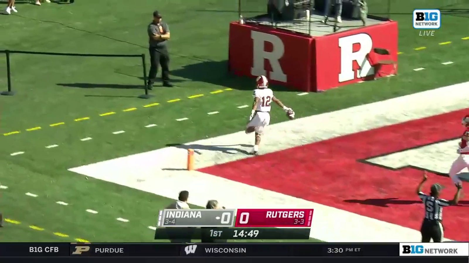 Indiana opens the game with a massive 93-yard TD run by Jaylin Lucas