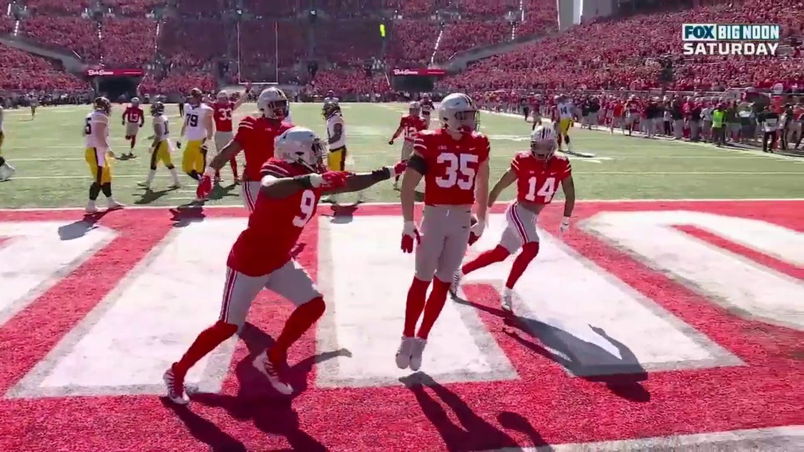 Ohio State returns interception for TD to extend lead over Iowa
