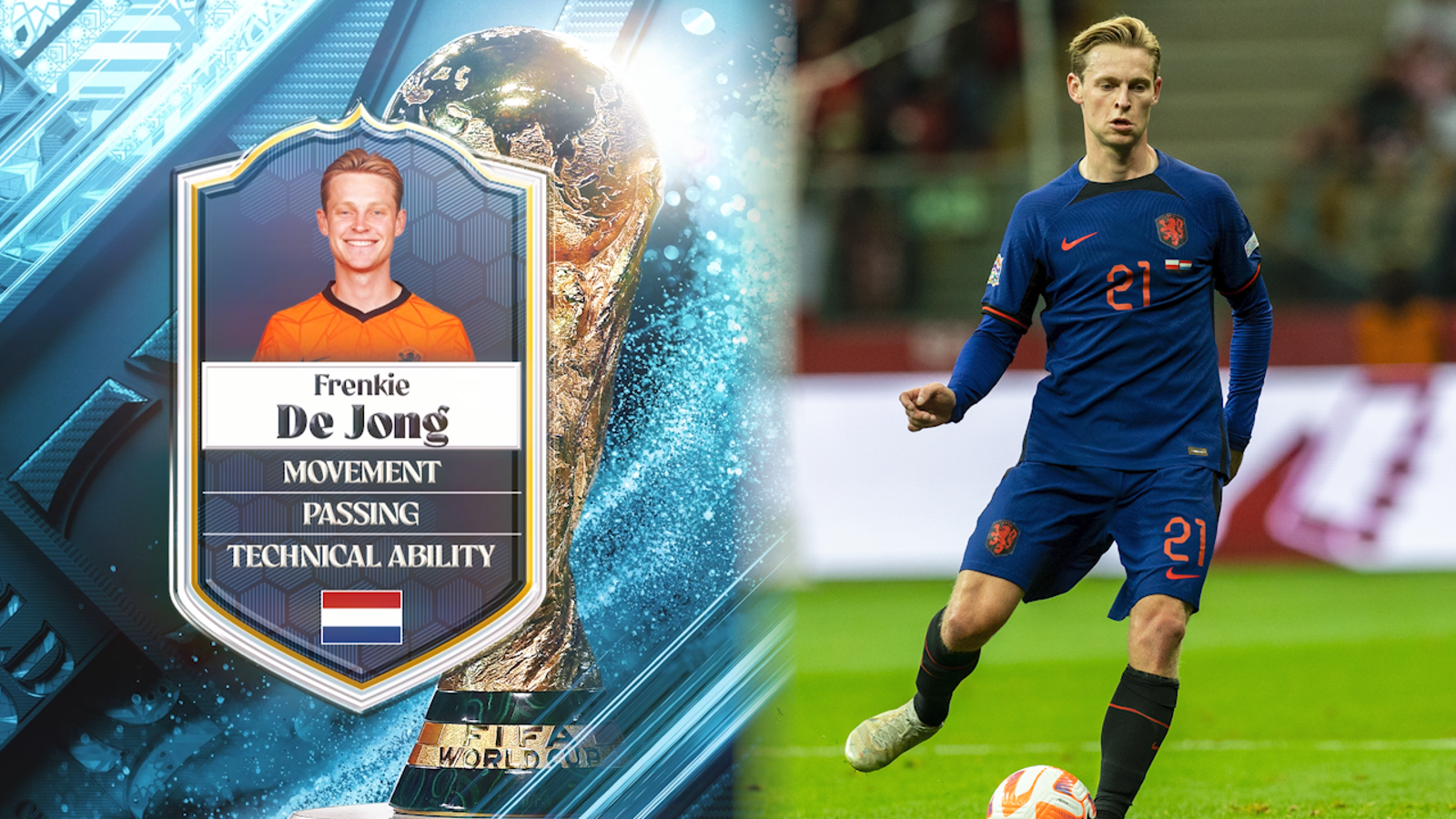 De Jong will lead the Dutch