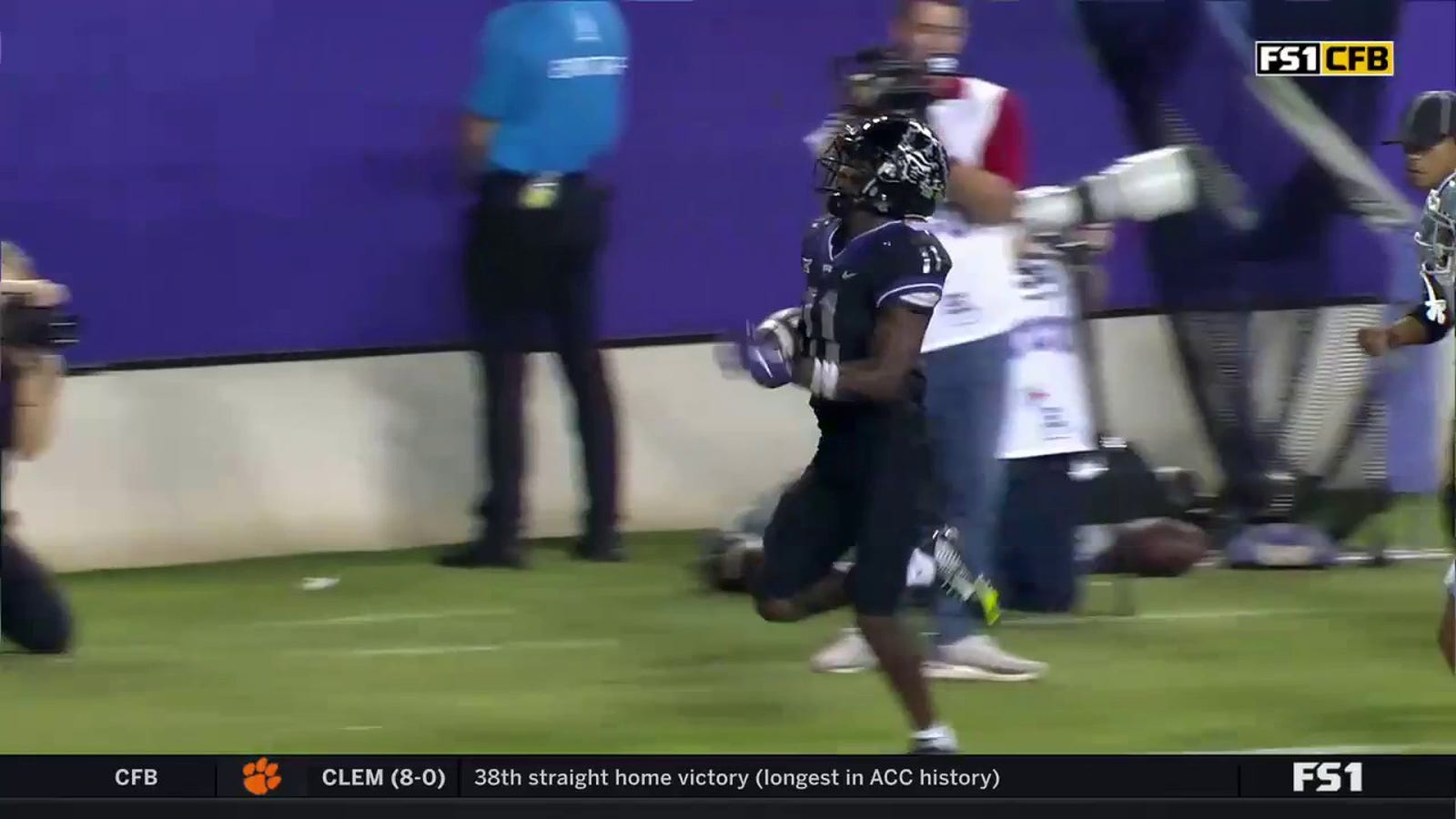 Derius Davis shows off ELITE speed in TCU's opening drive vs. Kansas State