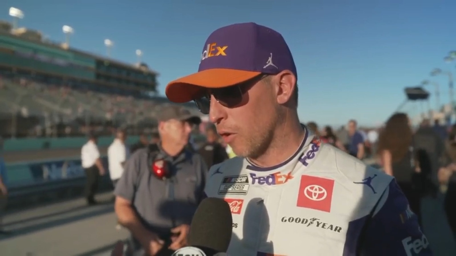 Denny Hamlin lors de sa journée à Homestead