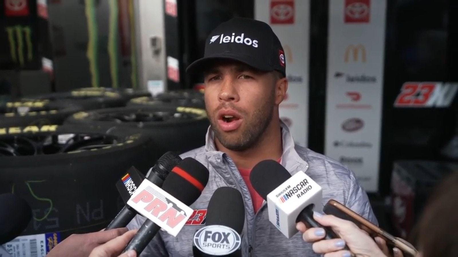 Bubba Wallace on his conversation with Kyle Larson