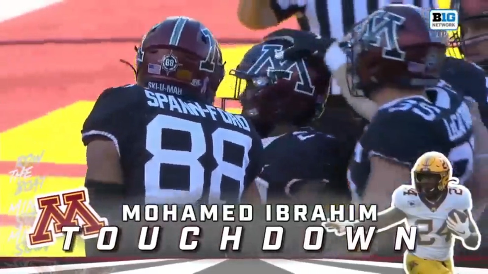 Mohamed Ibrahim rushes for TD