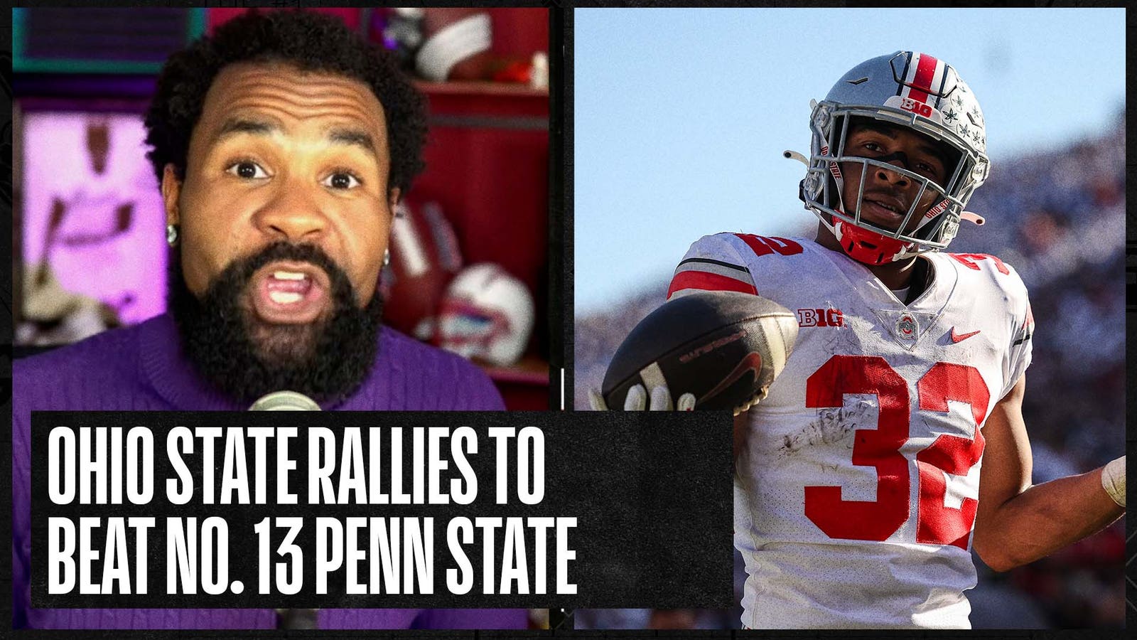 Ohio State rallies to beat No. 13 Penn State | Number One College Football Show