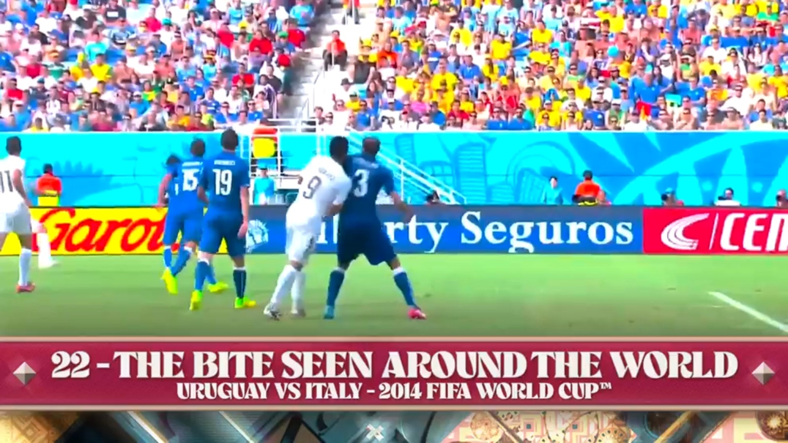 The bite seen around the world: No. 22 | The Most Memorable Moments in World Cup History