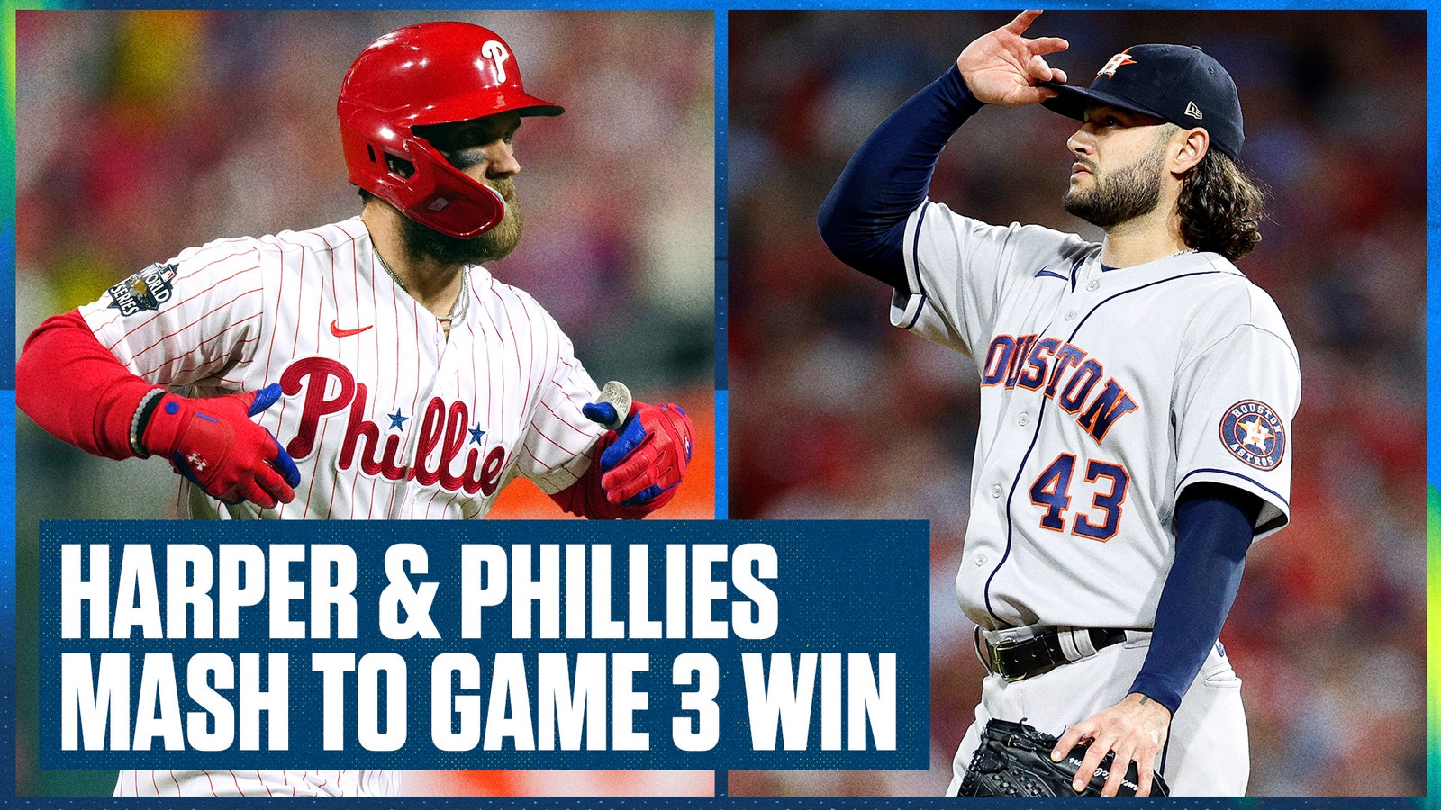 Bryce Harper and the Phillies mash in Philadelphia's wild World Series Game 3 win