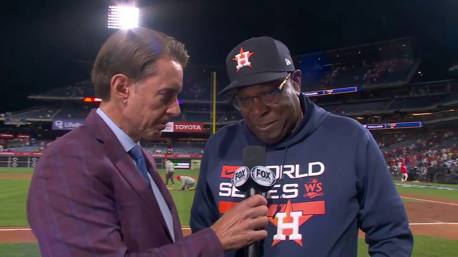 Dusty Baker on managing a no-hitter