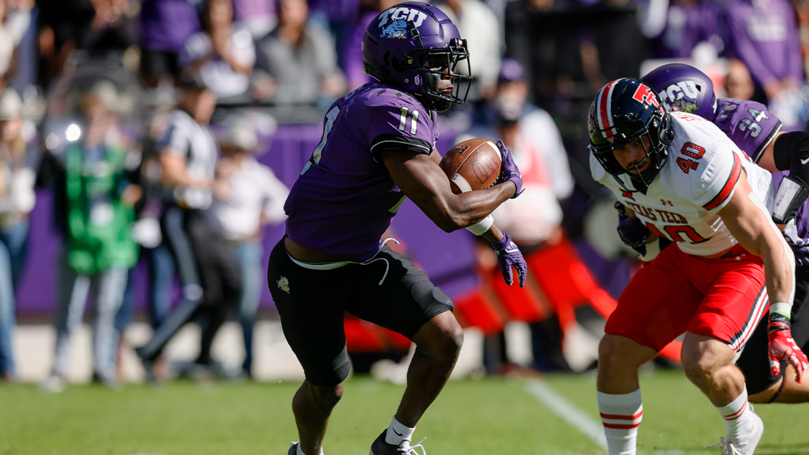 Highlights: No. 7 TCU pulls away from Texas Tech