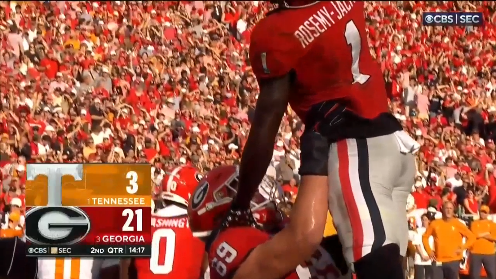 Stetson Bennett drives Georgia to TD