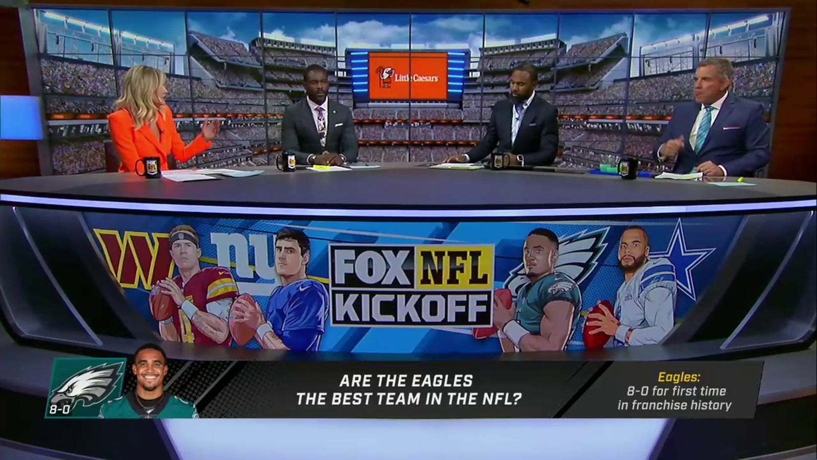 Are the Eagles the best team in the NFL, will the Cowboys end their reign and more?