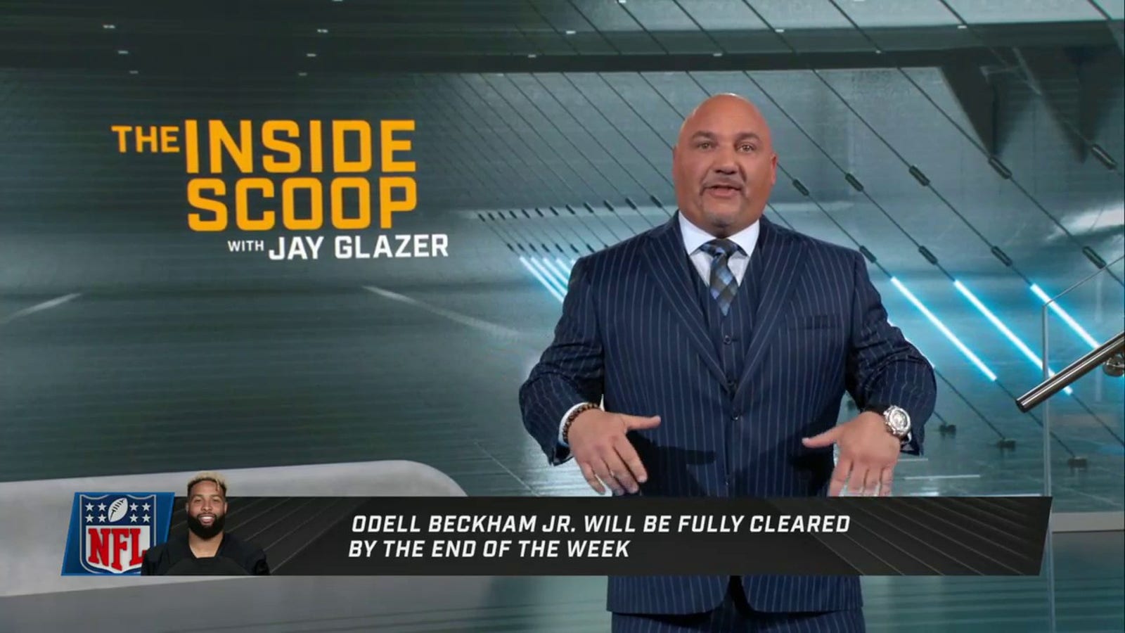 Jay Glazer fournit une GRANDE mise à jour sur le statut de l'agent libre de la NFL Odell Beckham Jr.  et plus de nouvelles!  |  FOX NFL dimanche