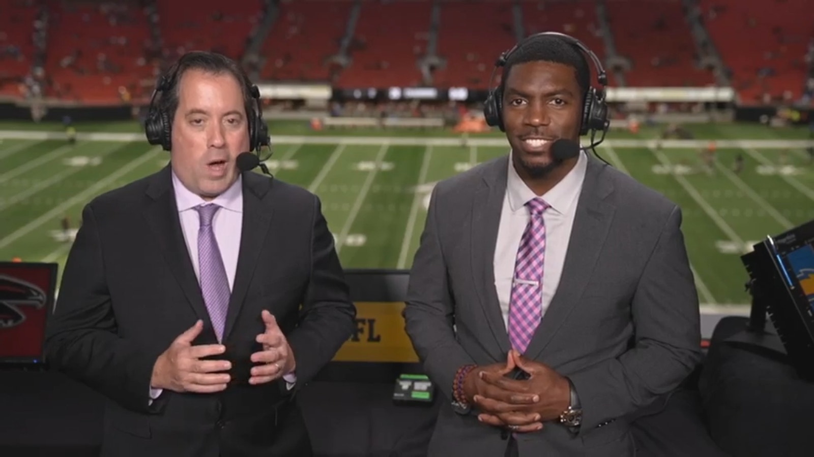 Kenny Albert, Jonathan Vilma react to the Chargers' victory over the Falcons