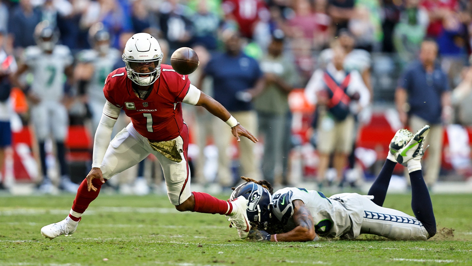 Cardinals' Kyler Murray loses his cool in loss to Seahawks