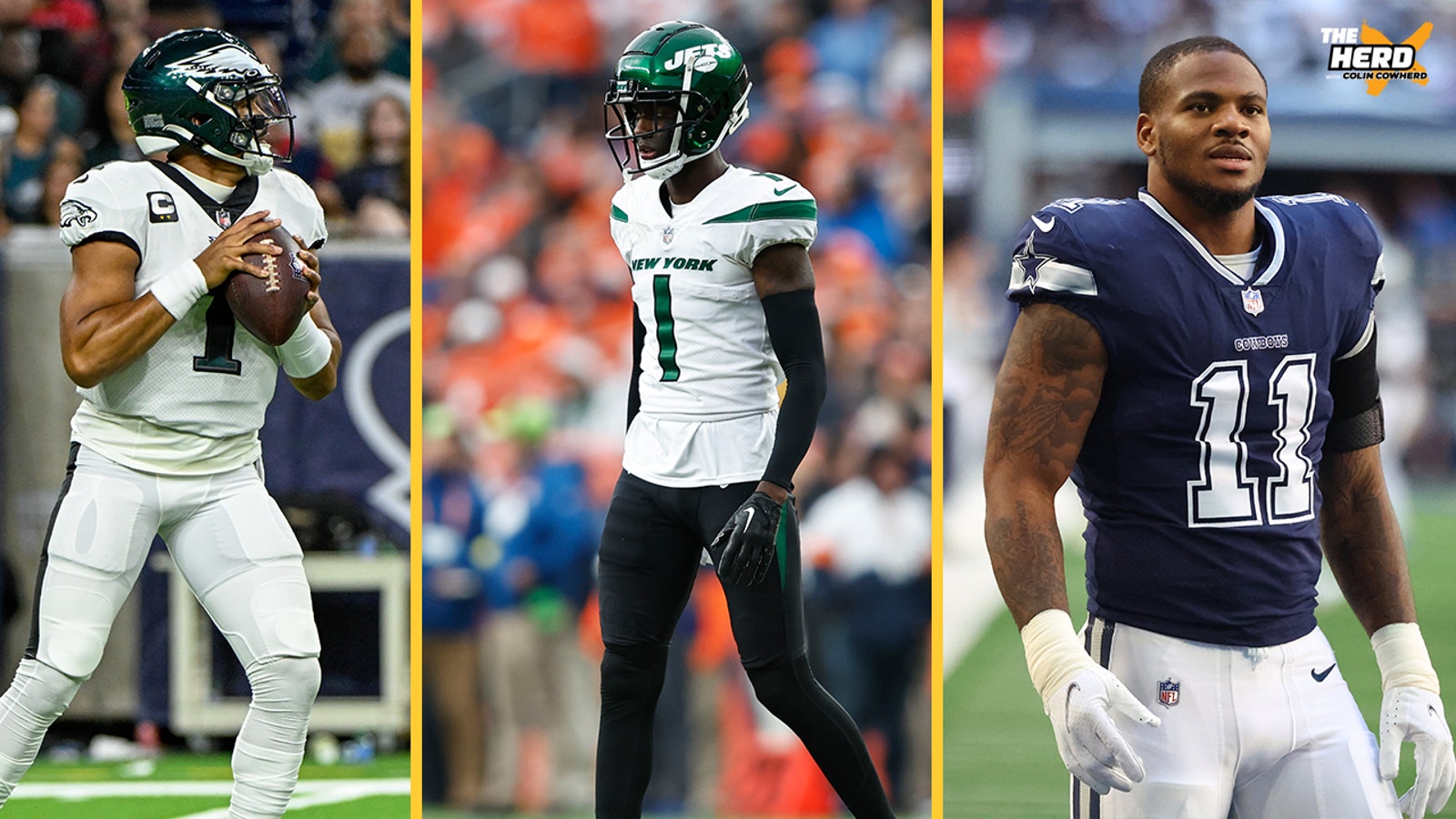 Jalen Hurts and Sauce Gardner highlight Colin's NFL Awards votes