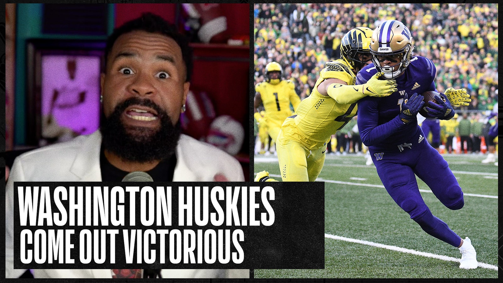 No. 25 Washington defeated No. 6 Oregon in a tit-for-tat game