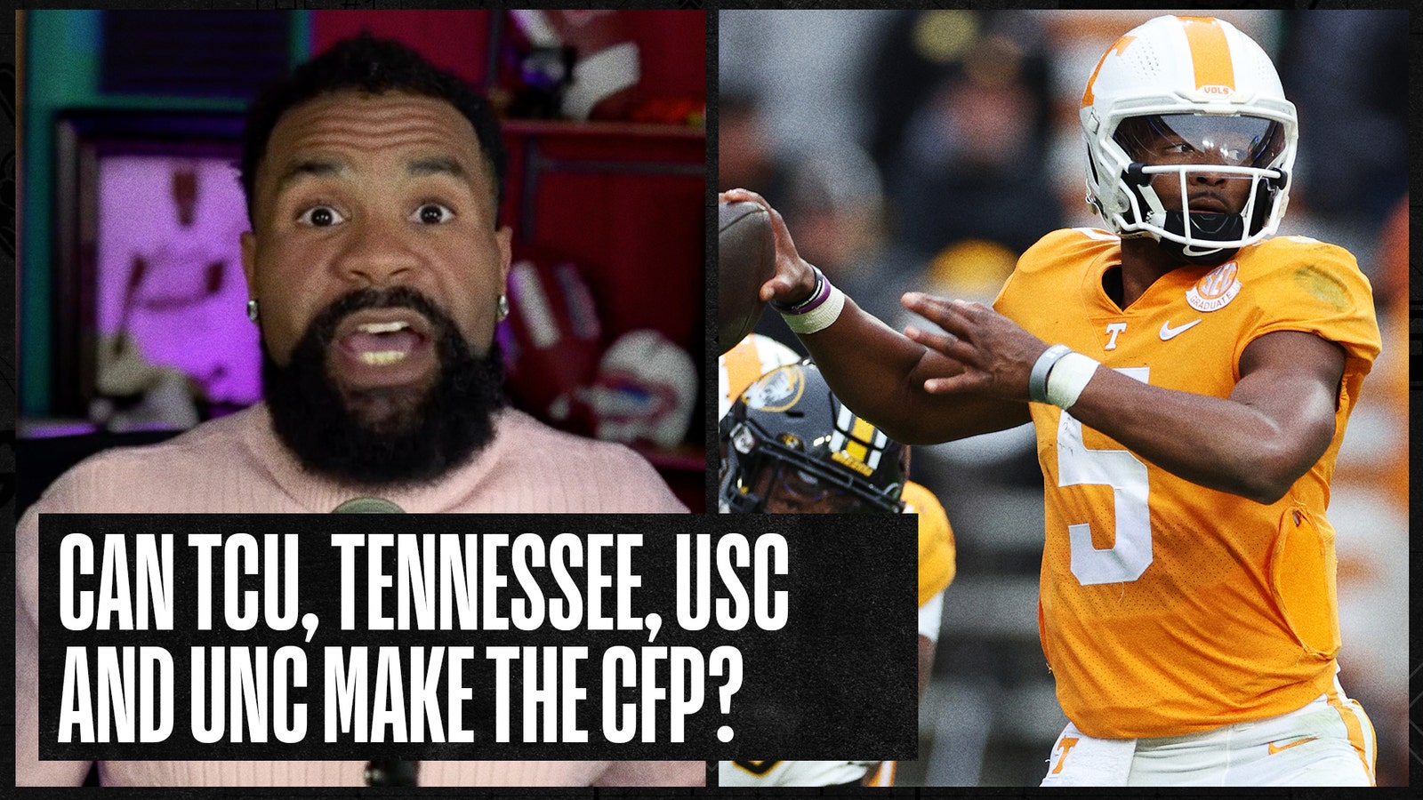 Can TCU, Tennessee, USC or North Carolina make the CFP?