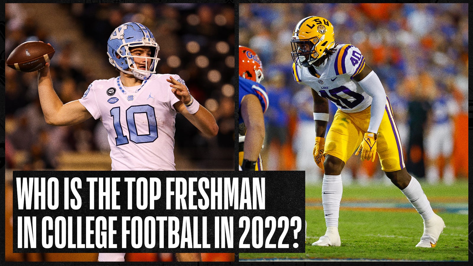 Drake Maye & LSU's Harold Perkins lead best freshman in college football