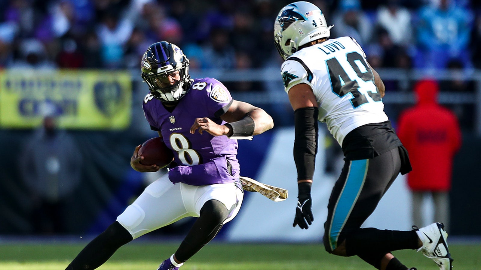 Lamar Jackson leads Ravens to tough victory over Panthers