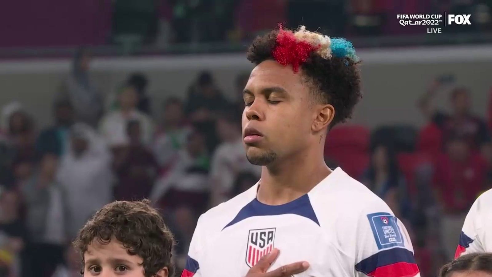 National anthem of the United States at the 2022 FIFA World Cup